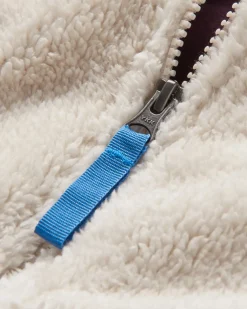 Nestling Recyceltes Polar-gefütterte Sherpa-Fleece - Tief Pflaume