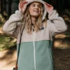 Nestling Sherpa Kapuzen-Fleece - Vintage-Weiß