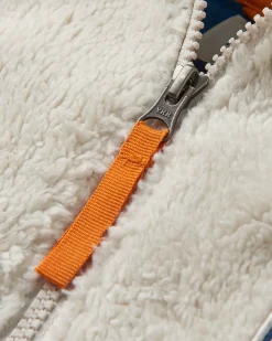 Nestling Sherpa Kapuzen-Fleece - Gezeitenblau