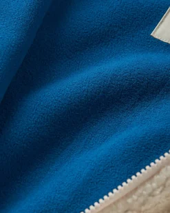 Nestling Sherpa Kapuzen-Fleece - Gezeitenblau
