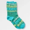 Nettle Organische Gemusterte Socken - Arktis