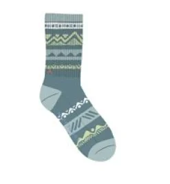 Nettle Organische Gemusterte Socken - Arktis