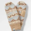 Nettle recycelte gefütterte Fleece-Handschuhe - Birke