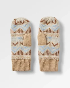 Nettle recycelte gefütterte Fleece-Handschuhe - Birke