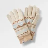 Nettle Recycelte Gestrickte Handschuhe - Birke
