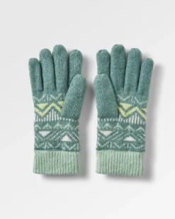 Nettle Recycelte Gestrickte Handschuhe - Regenwald