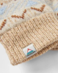 Nettle Recycelte Gestrickte Handschuhe - Birke