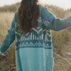 Nettle Recycelte Strickjacke - Arktis