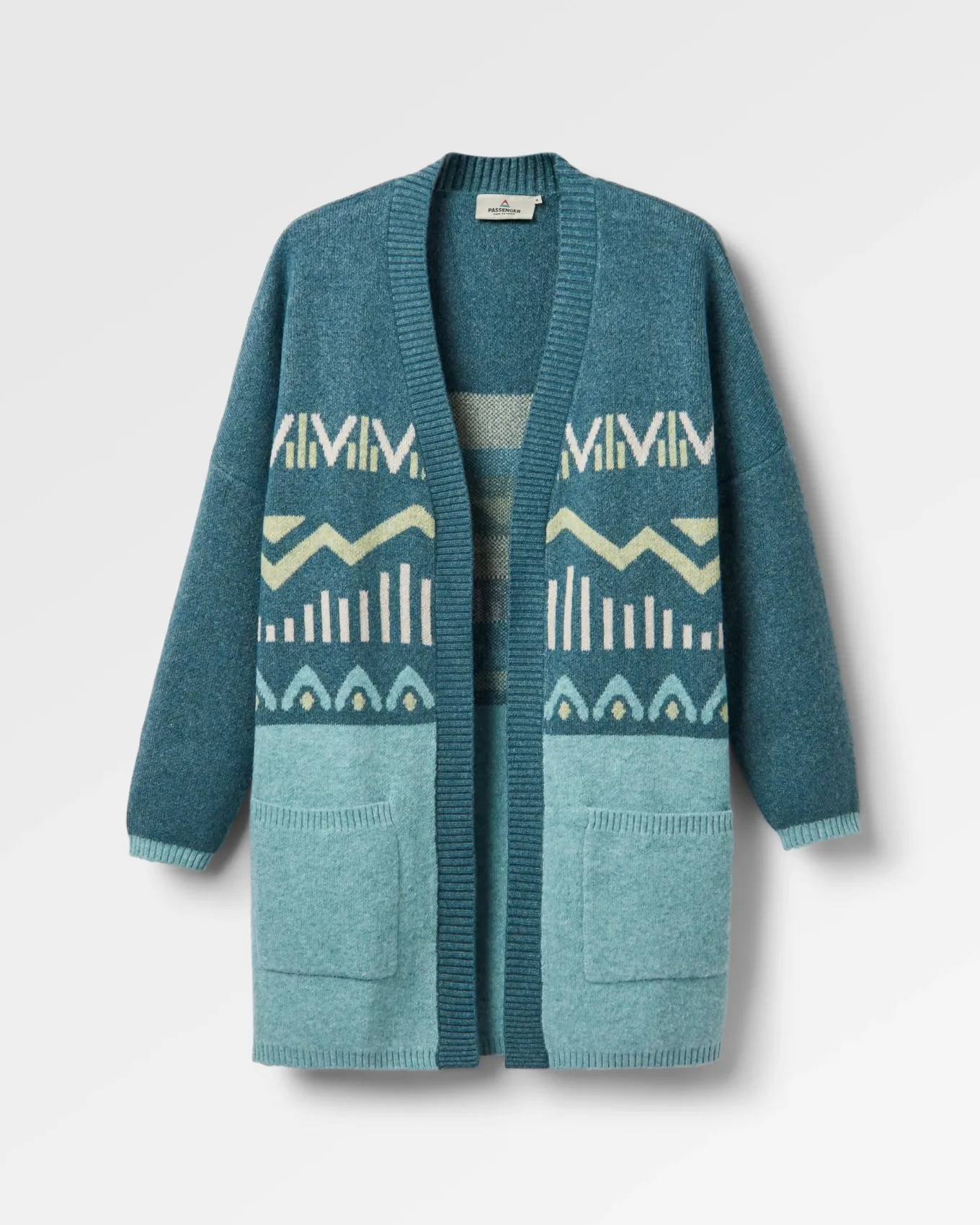 Nettle Recycelte Strickjacke - Arktis