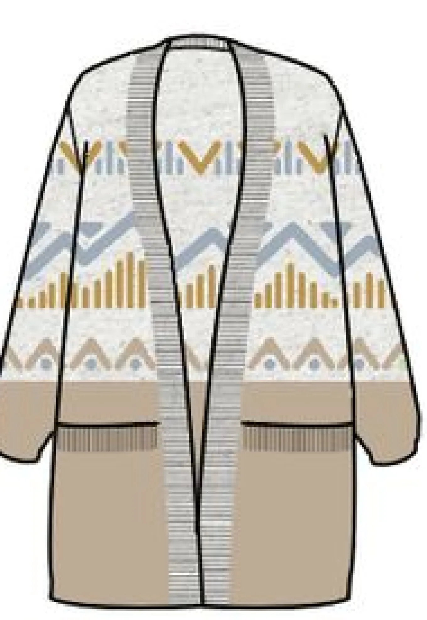Nettle Recycelte Strickjacke - Birke