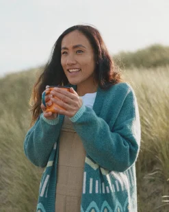 Nettle Recycelte Strickjacke - Arktis