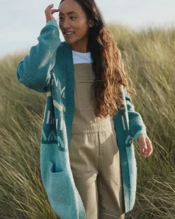 Nettle Recycelte Strickjacke - Arktis