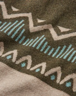 Nettle Recycelter Gestrickter Pullover - Khaki