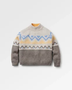 Nettle Recycelter Gestrickter Pullover - Birke