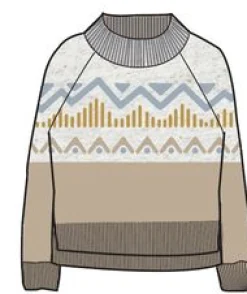 Nettle Recycelter Gestrickter Pullover - Birke