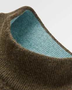 Nettle Recycelter Gestrickter Pullover - Khaki