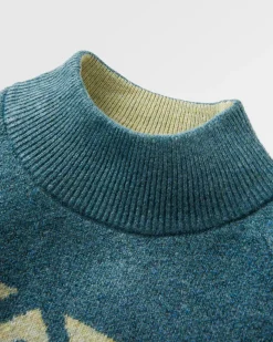 Nettle Recycelter Gestrickter Pullover - Arktis