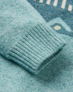 Nettle Recycelter Gestrickter Pullover - Arktis