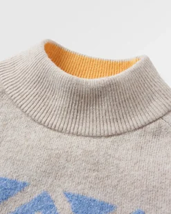 Nettle Recycelter Gestrickter Pullover - Birke