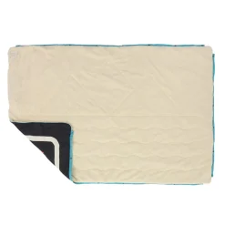 Nomadic Recycelte Sherpa Decke - Schwarz 'Nowhere Bound' Druck