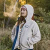 Nordküste 2.0 Full Zip Recyceltes Sherpa-Fleece - Hafermehl