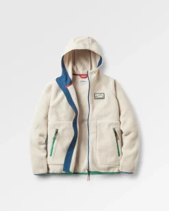 Nordküste 2.0 Full Zip Recyceltes Sherpa-Fleece - Hafermehl