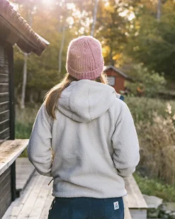 Nordküste 2.0 Full Zip Recyceltes Sherpa-Fleece - Hafermehl