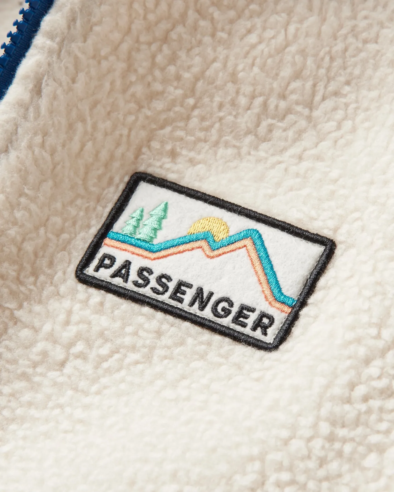 Nordküste 2.0 Full Zip Recyceltes Sherpa-Fleece - Hafermehl