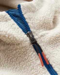 Nordküste 2.0 Full Zip Recyceltes Sherpa-Fleece - Hafermehl