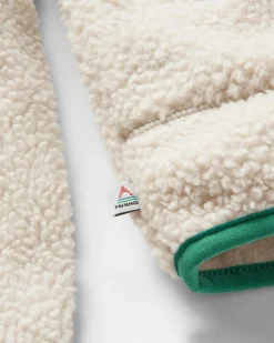 Nordküste 2.0 Full Zip Recyceltes Sherpa-Fleece - Hafermehl