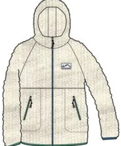 Nordküste 2.0 Full Zip Recyceltes Sherpa-Fleece - Hafermehl
