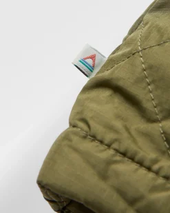 Oceanic Recycled Insulated 1/2 Zip Jacket - Black/Khaki