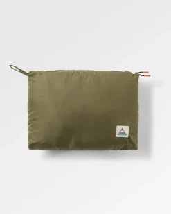 Oceanic Recycled Insulated 1/2 Zip Jacket - Black/Khaki