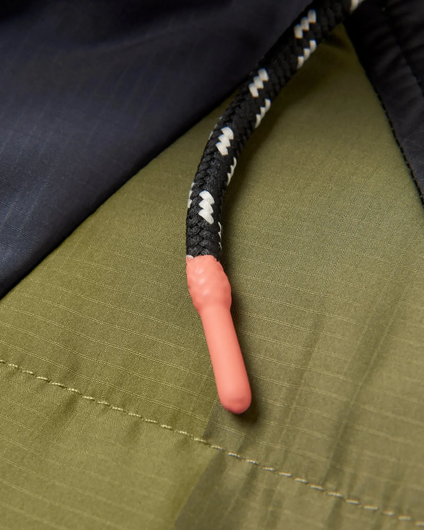 Oceanic Recycled Insulated 1/2 Zip Jacket - Black/Khaki