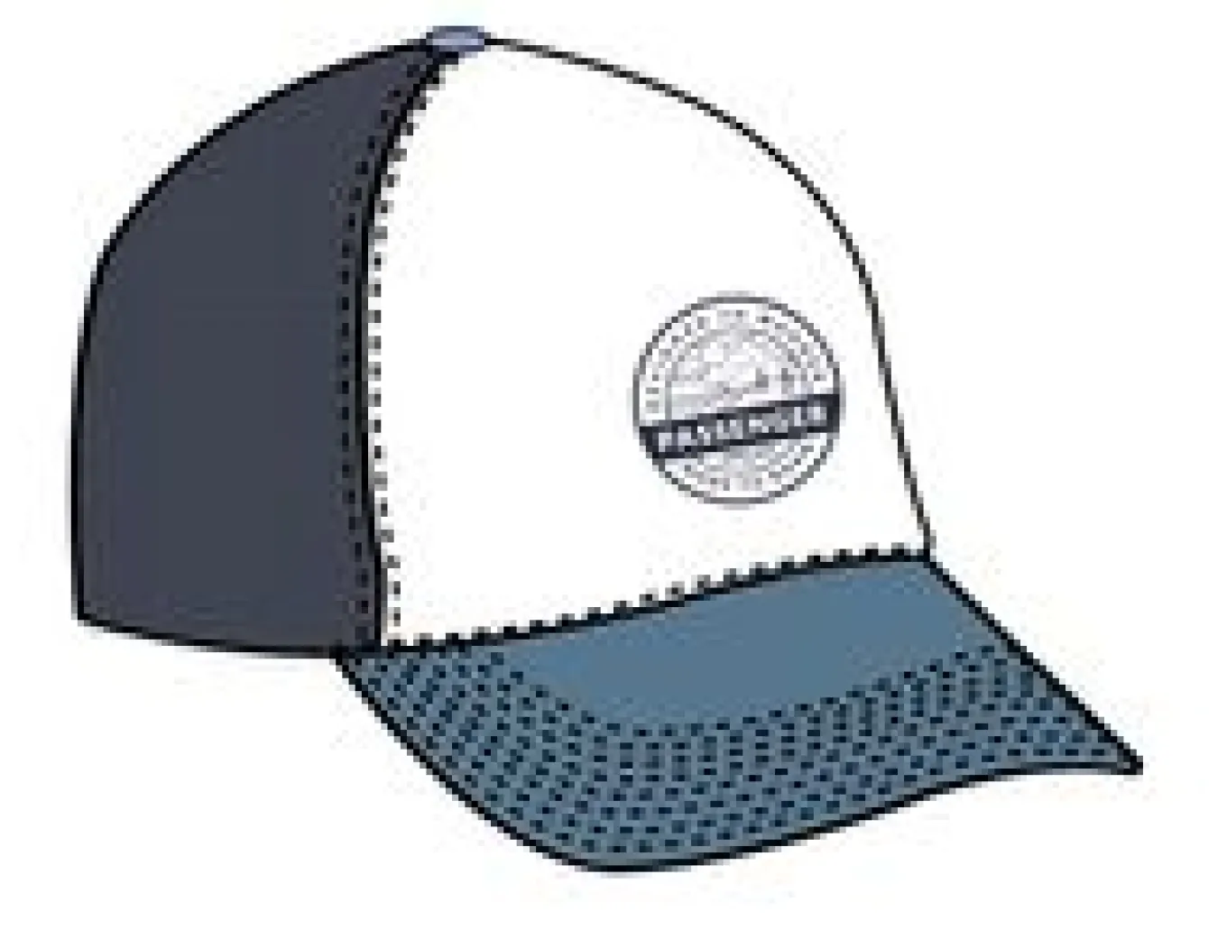Odyssey Aktiv Trucker-Kappe - Marine/Mondlichtblau