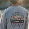 Odyssey Bio-Baumwoll-Sweatshirt - Mittelgrau Meliert