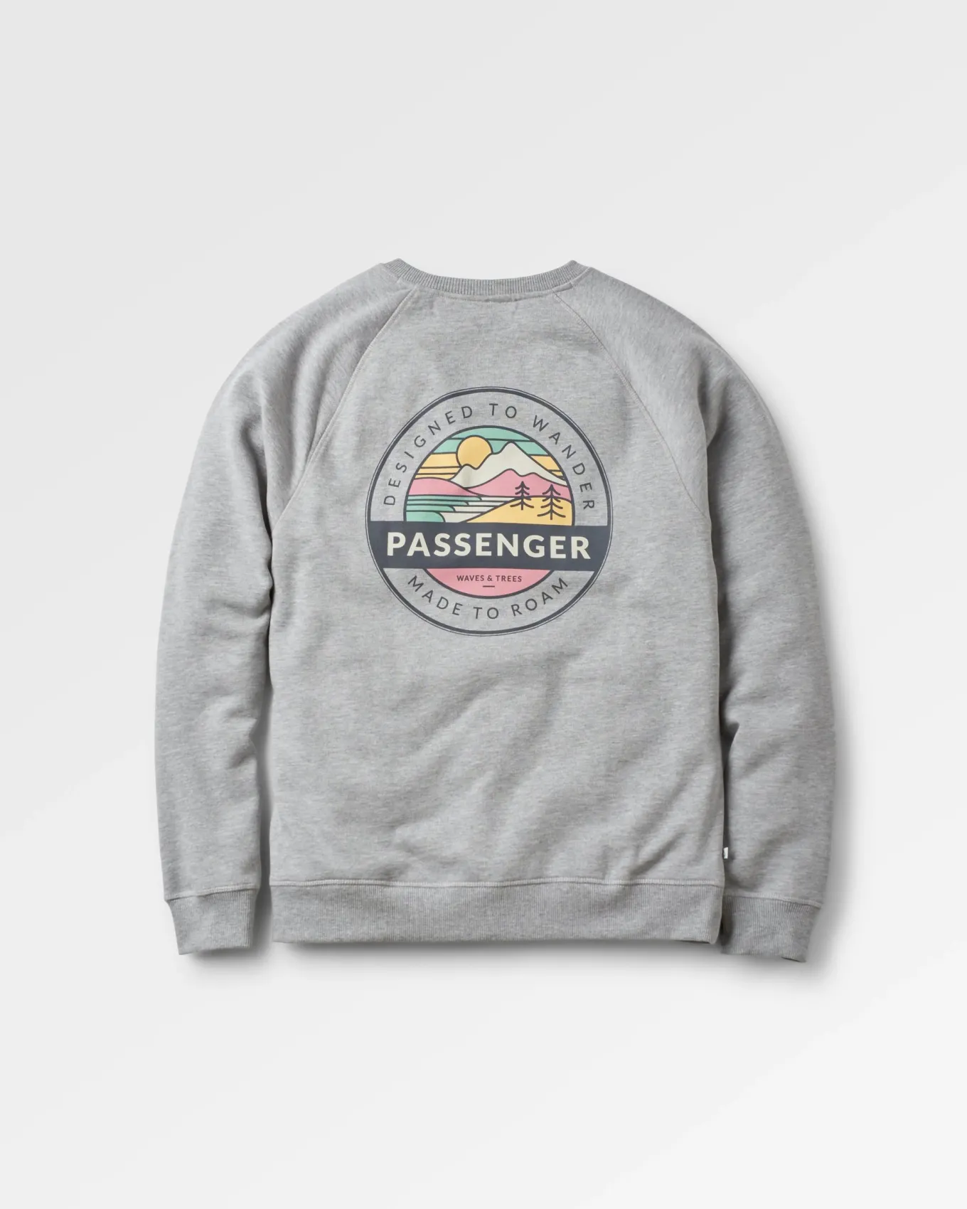 Odyssey Bio-Baumwoll-Sweatshirt - Mittelgrau Meliert