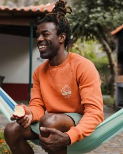 Odyssey Bio-Baumwoll-Sweatshirt - Gebranntes Orange