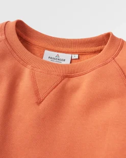 Odyssey Bio-Baumwoll-Sweatshirt - Gebranntes Orange