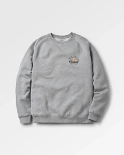 Odyssey Bio-Baumwoll-Sweatshirt - Mittelgrau Meliert