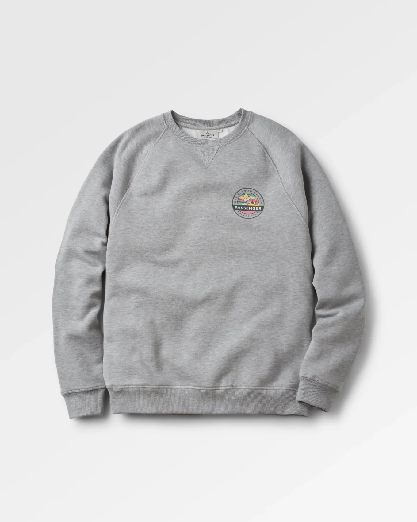 Odyssey Bio-Baumwoll-Sweatshirt - Mittelgrau Meliert