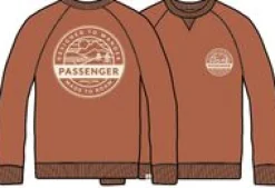 Odyssey Bio-Baumwoll-Sweatshirt - Gebranntes Orange