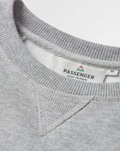 Odyssey Bio-Baumwoll-Sweatshirt - Mittelgrau Meliert