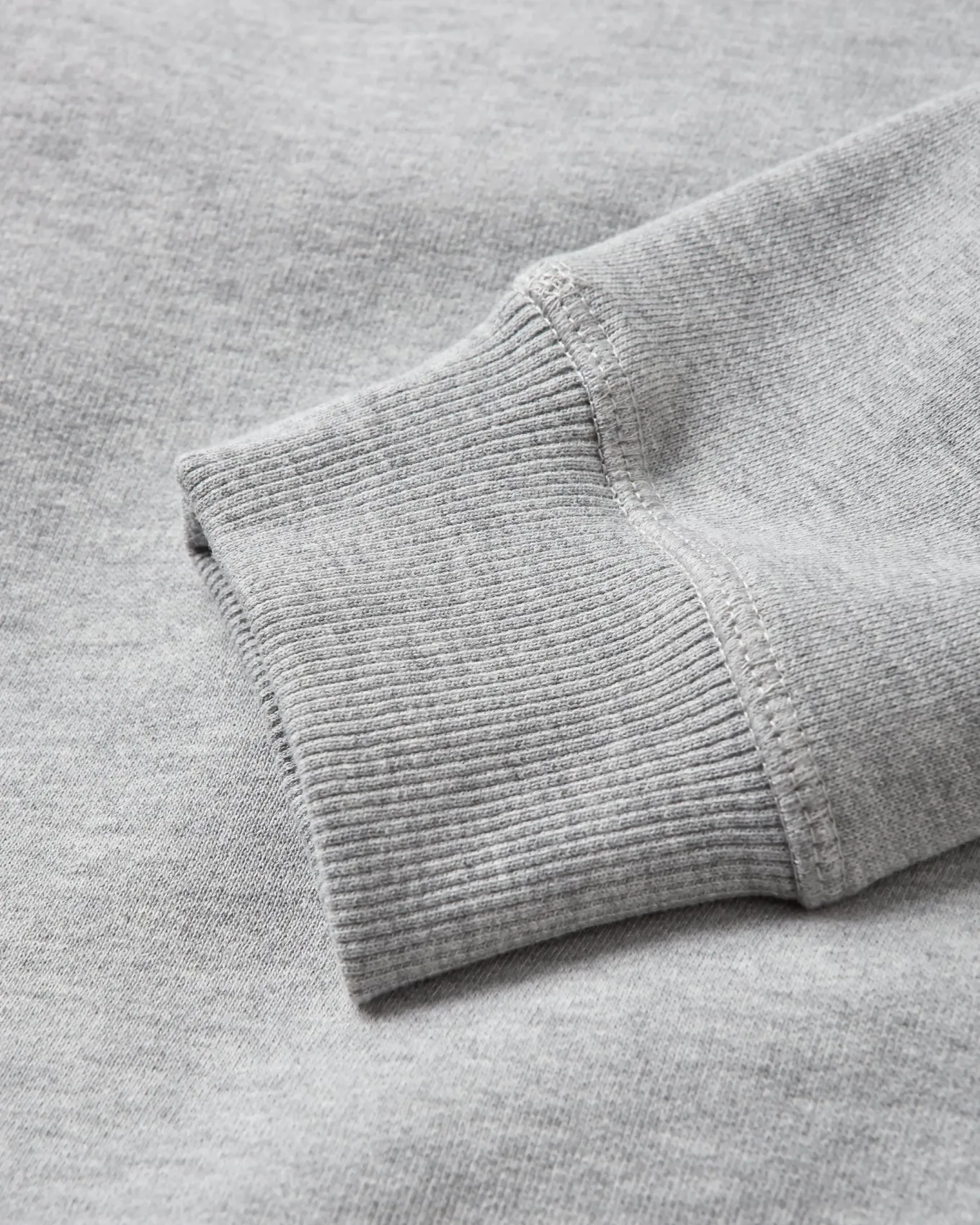 Odyssey Bio-Baumwoll-Sweatshirt - Mittelgrau Meliert