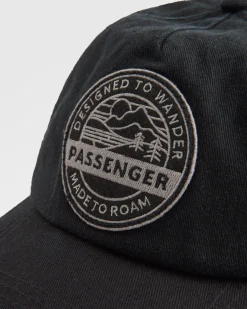 Odyssey Recycelte 5-Panel-Kappe - Schwarz