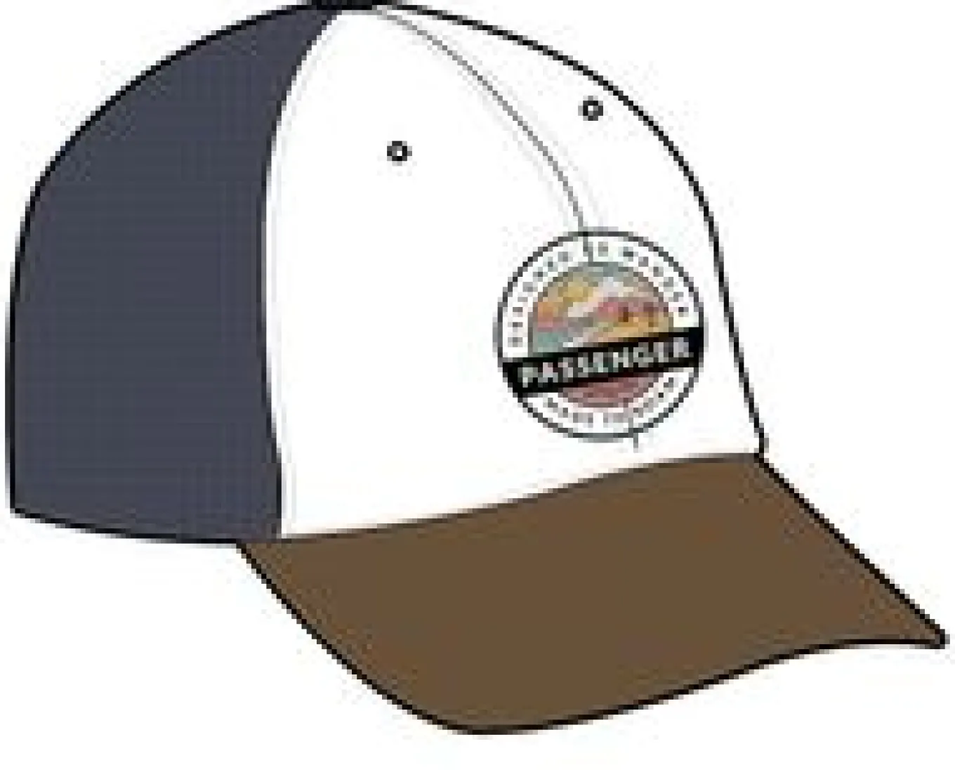 Odyssey Trucker Kappe - Sattes Marineblau/Gummi