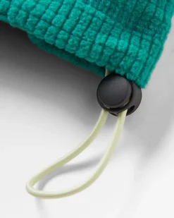 Off Trail recycelter Grid-Polarfleece - Sattes Marineblau/Grüner See