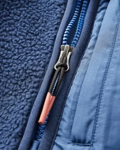 Offgrid 2.0 1/2 Zip Recyceltes Sherpa-Fleece - Tiefes Marineblau
