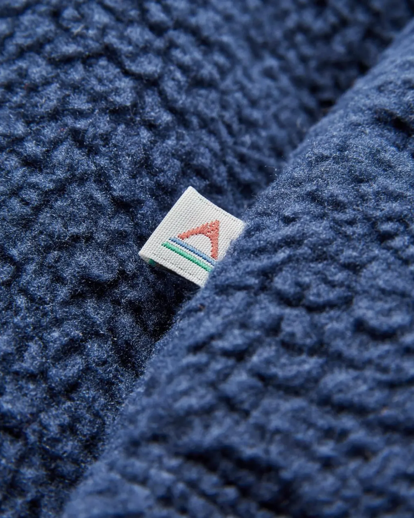 Offgrid 2.0 1/2 Zip Recyceltes Sherpa-Fleece - Tiefes Marineblau
