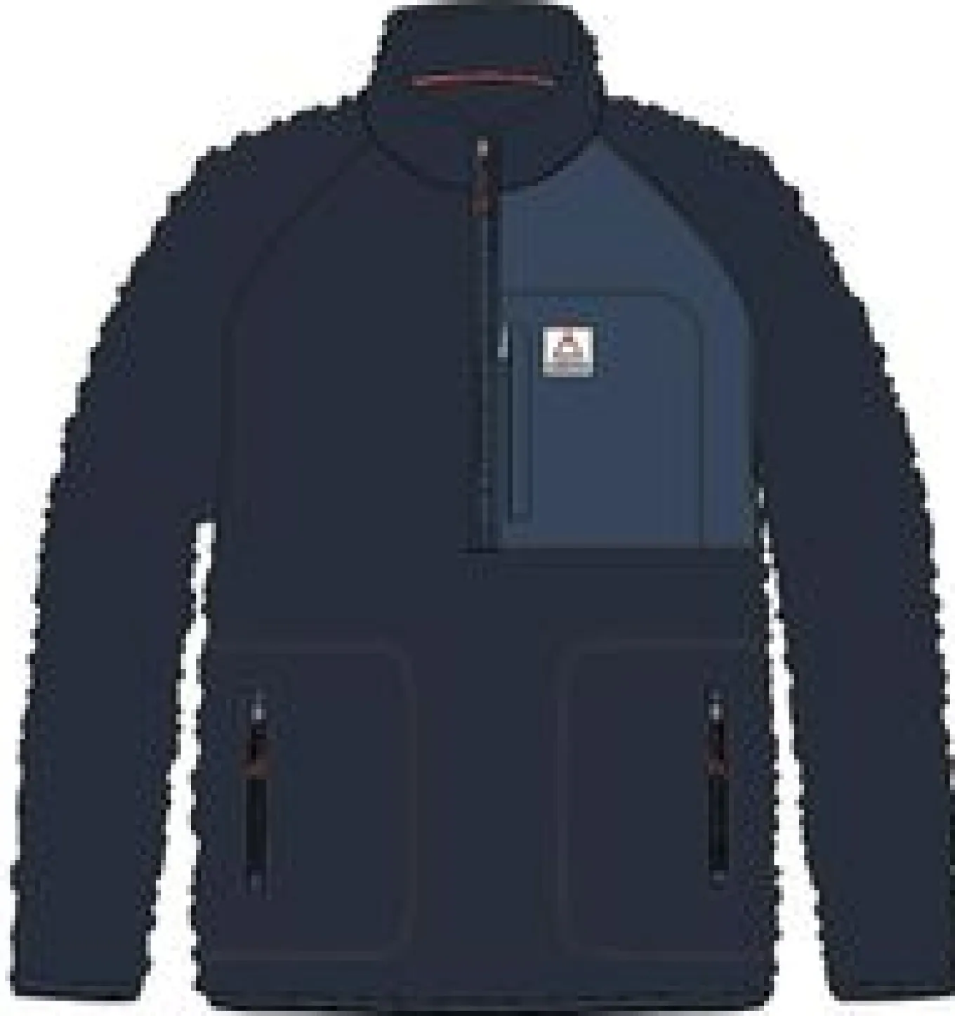Offgrid 2.0 1/2 Zip Recyceltes Sherpa-Fleece - Tiefes Marineblau